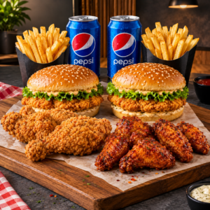 Burger Combo Box