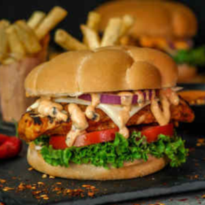 Grilled Peri Peri Burger